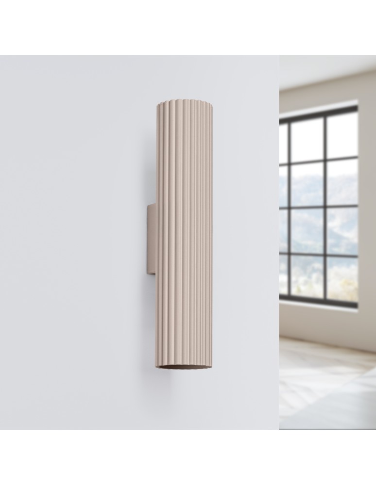 Kinkiety - Sollux Kinkiet KARBON 30 taupe SL.1776 - product kolory-swiatla.pl 2