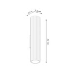 Kinkiety - Sollux Kinkiet KARBON 30 taupe SL.1776 - product 7