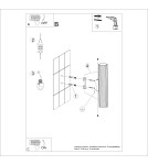Kinkiety - Sollux Kinkiet KARBON 30 taupe SL.1776 - product 8