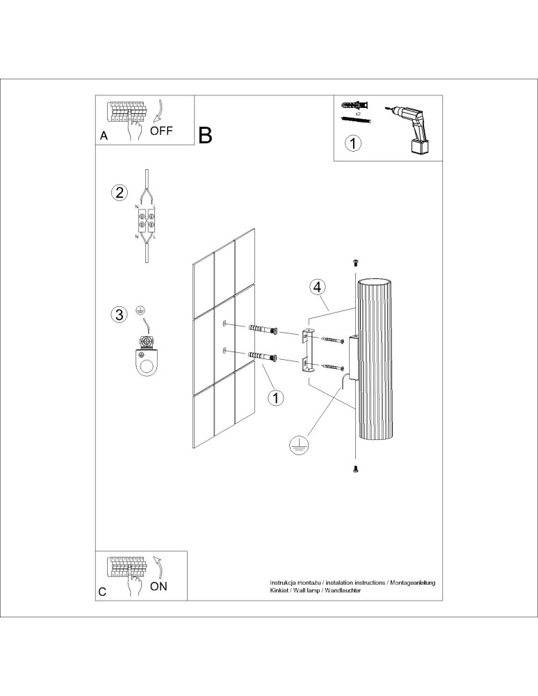 Kinkiety - Sollux Kinkiet KARBON 30 taupe SL.1776 - product kolory-swiatla.pl 8