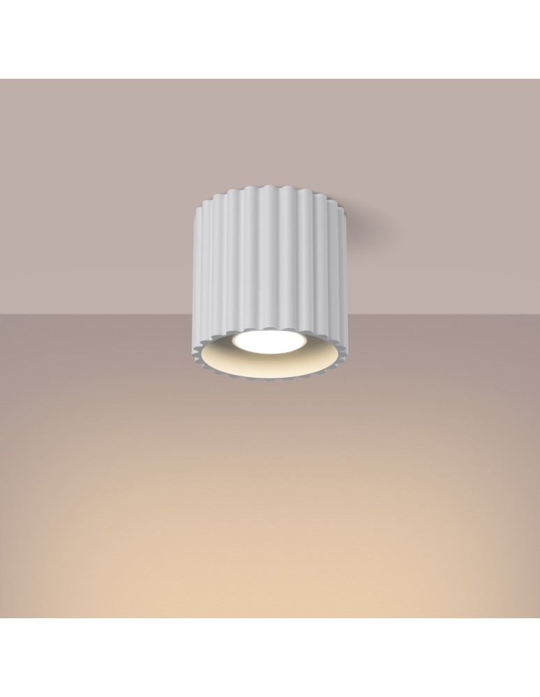 Sollux Plafon AURA 1 biały GU10 SL.1779 Sollux Plafon AURA 1 biały GU10 SL.1779