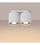 Lampy sufitowe - Sollux Plafon AURA 2 biały GU10 SL.1780 - product 3