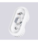 Lampy sufitowe - Sollux Plafon AURA 2 biały GU10 SL.1780 - product 6