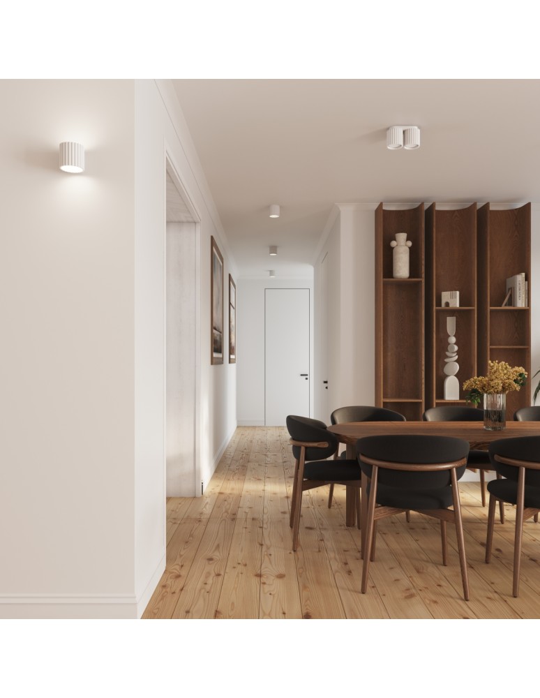 Lampy sufitowe - Sollux Plafon AURA 2 biały GU10 SL.1780 - product kolory-swiatla.pl 9