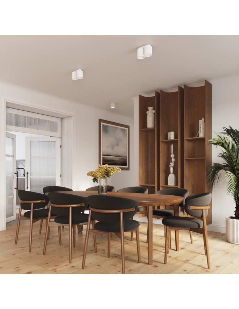 Lampy sufitowe - Sollux Plafon AURA 2 biały GU10 SL.1780 - product kolory-swiatla.pl 10