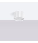 Lampy sufitowe - Sollux Plafon AURA 1 biały Gx53 SL.1782 - product 2