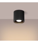 Sollux Plafon AURA 1 czarny GU10 SL.1784 Sollux Plafon AURA 1 czarny GU10 SL.1784