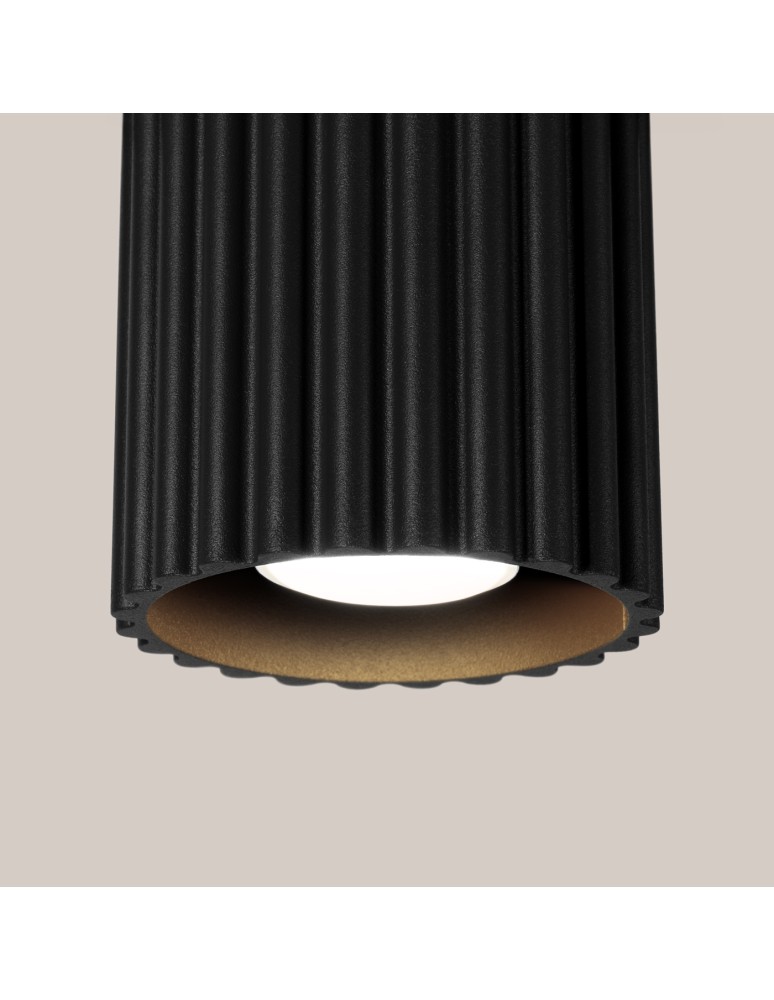 Sollux Plafon AURA 1 czarny GU10 SL.1784 Sollux Plafon AURA 1 czarny GU10 SL.1784