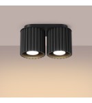 Sollux Plafon AURA 2 czarny GU10 SL.1785 Sollux Plafon AURA 2 czarny GU10 SL.1785