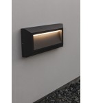 Kinkiety zewnętrzne - Lutec HELENA Ścienna LED Antracyt 5191602118 - produkt 6