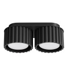 Lampy sufitowe - Sollux Plafon AURA 2 czarny Gx53 SL.1788 - product 1