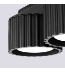 Lampy sufitowe - Sollux Plafon AURA 2 czarny Gx53 SL.1788 - product 4