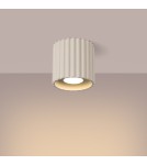 Lampy sufitowe - Sollux Plafon AURA 1 beżowy GU10 SL.1789 - product 3