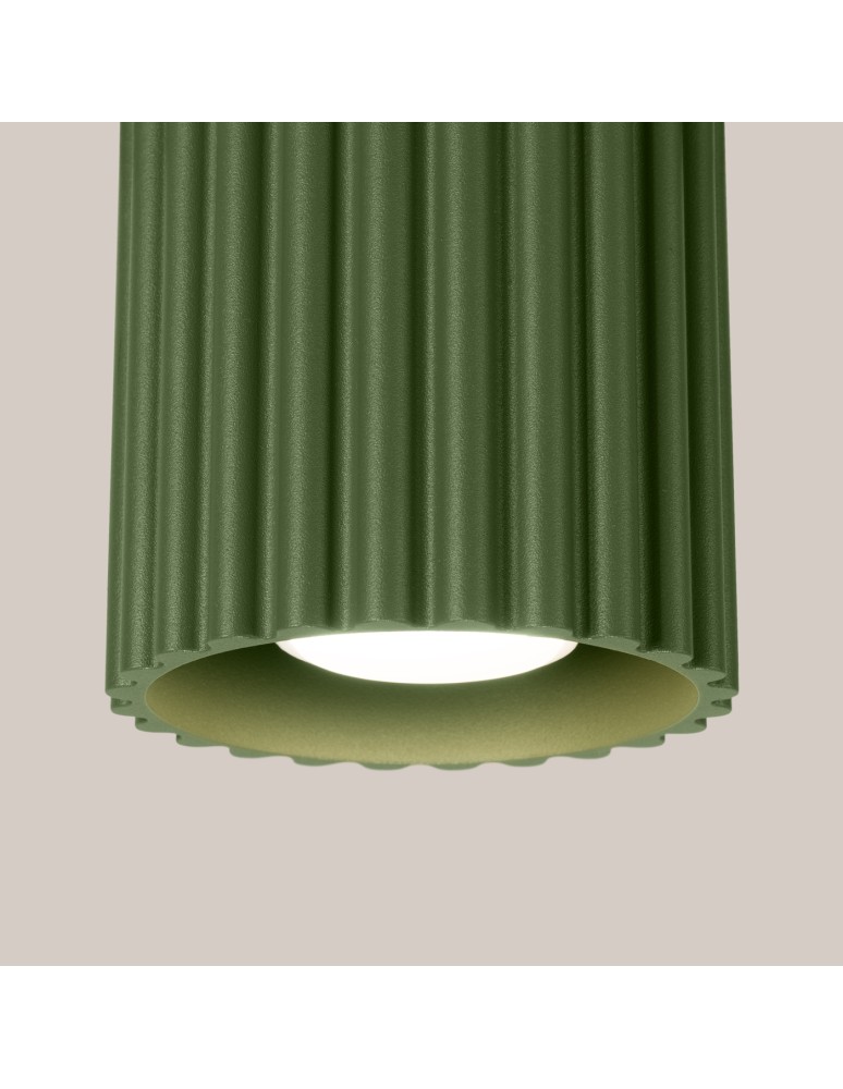 Sollux Plafon AURA 1 zielony oliwkowy GU10 SL.1794 Sollux Plafon AURA 1 zielony oliwkowy GU10 SL.1794