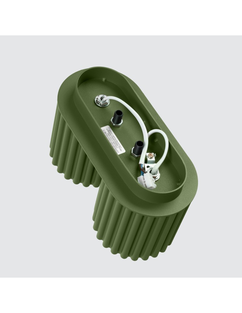 Sollux Plafon AURA 2 zielony oliwkowy GU10 SL.1795