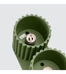 Lampy sufitowe - Sollux Plafon AURA 2 zielony oliwkowy GU10 SL.1795 - product 6