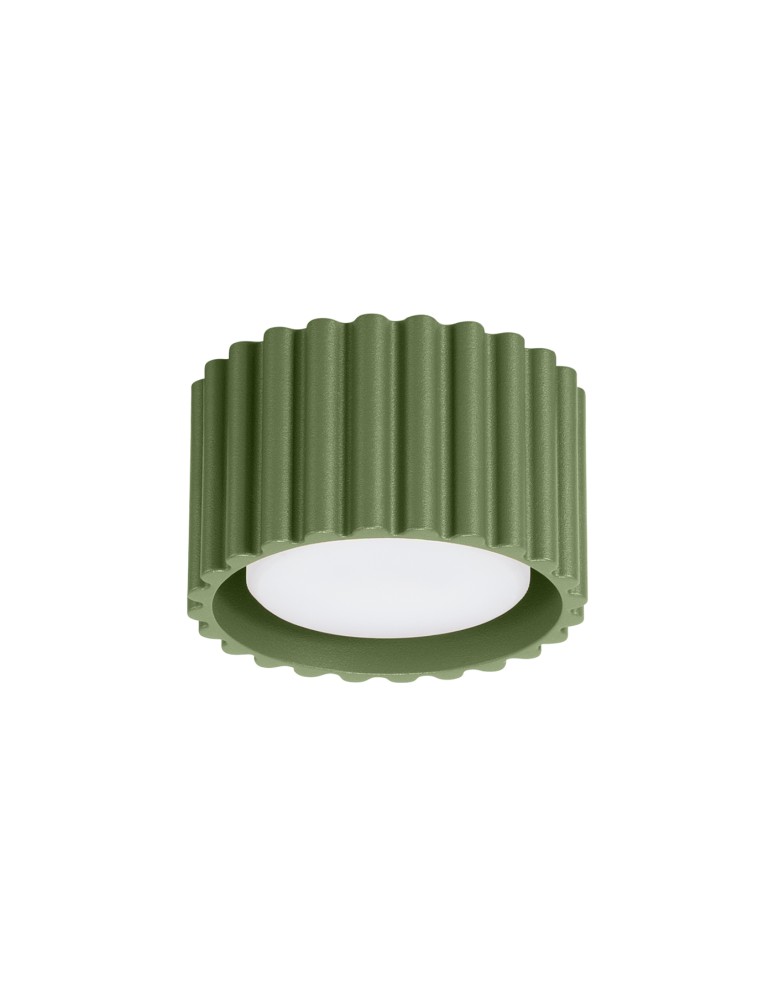 Sollux Plafon AURA 1 zielony oliwkowy Gx53 SL.1797 Sollux Plafon AURA 1 zielony oliwkowy Gx53 SL.1797