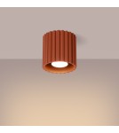 Sollux Plafon AURA 1 ochra czerwona GU10 SL.1799 Sollux Plafon AURA 1 ochra czerwona GU10 SL.1799