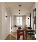 Lampy sufitowe - Sollux Plafon AURA 2 ochra czerwona GU10 SL.1800 - product 9