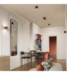 Lampy sufitowe - Sollux Plafon AURA 2 ochra czerwona GU10 SL.1800 - product 10