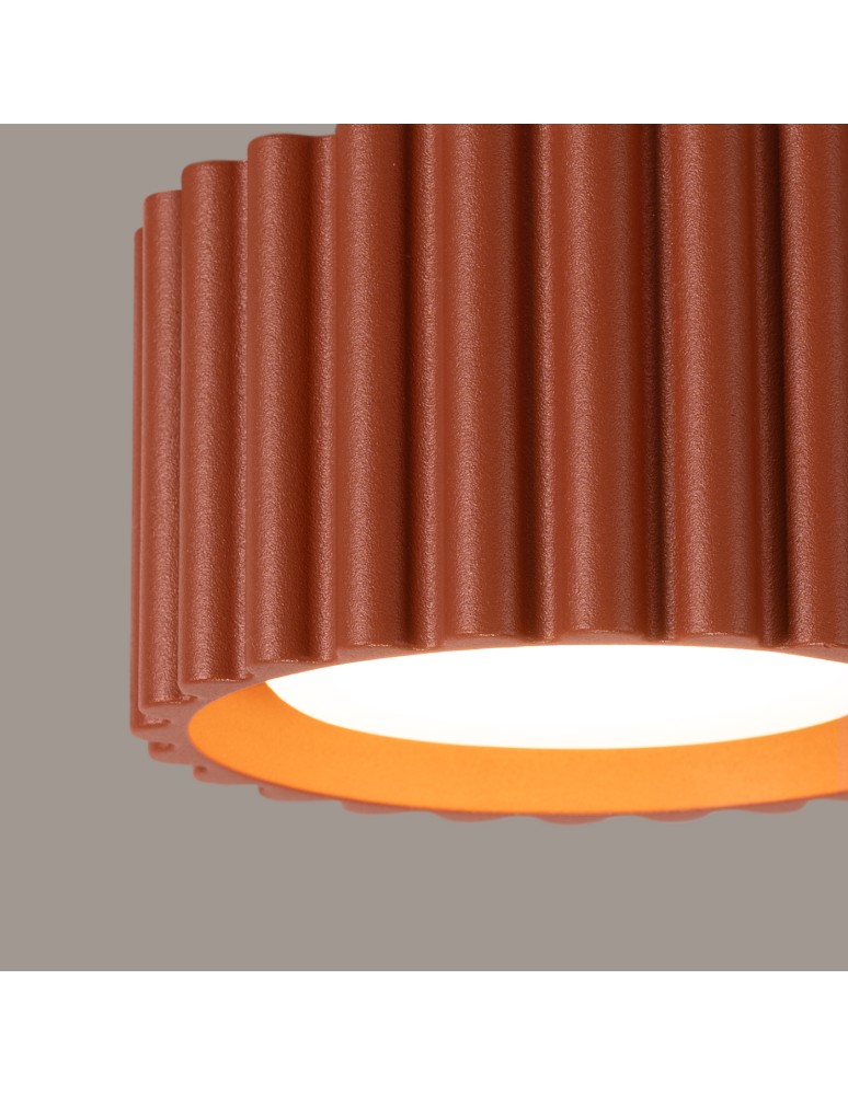 Sollux Plafon AURA 1 ochra czerwona Gx53 SL.1802 Sollux Plafon AURA 1 ochra czerwona Gx53 SL.1802