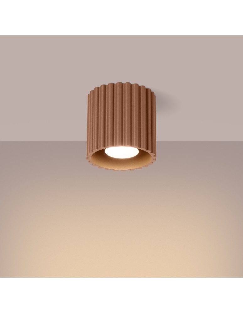 Sollux Plafon AURA 1 mocca GU10 SL.1804 Sollux Plafon AURA 1 mocca GU10 SL.1804