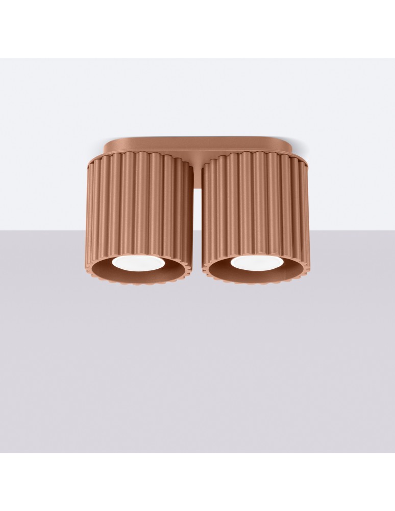 Sollux Plafon AURA 2 mocca GU10 SL.1805 Sollux Plafon AURA 2 mocca GU10 SL.1805
