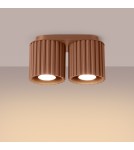 Sollux Plafon AURA 2 mocca GU10 SL.1805 Sollux Plafon AURA 2 mocca GU10 SL.1805