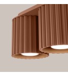 Sollux Plafon AURA 2 mocca GU10 SL.1805 Sollux Plafon AURA 2 mocca GU10 SL.1805