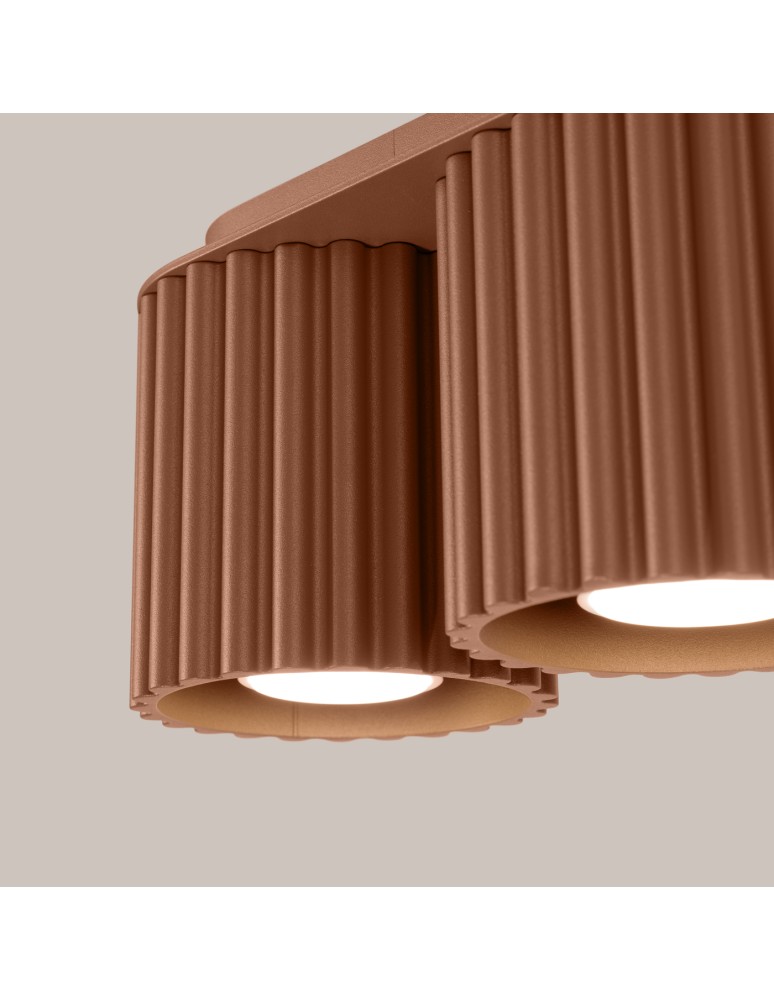Sollux Plafon AURA 2 mocca GU10 SL.1805 Sollux Plafon AURA 2 mocca GU10 SL.1805
