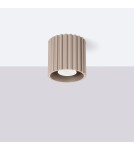 Lampy sufitowe - Sollux Plafon AURA 1 taupe GU10 SL.1814 - product 2