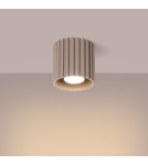 Lampy sufitowe - Sollux Plafon AURA 1 taupe GU10 SL.1814 - product 3