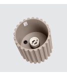 Lampy sufitowe - Sollux Plafon AURA 1 taupe GU10 SL.1814 - product 5