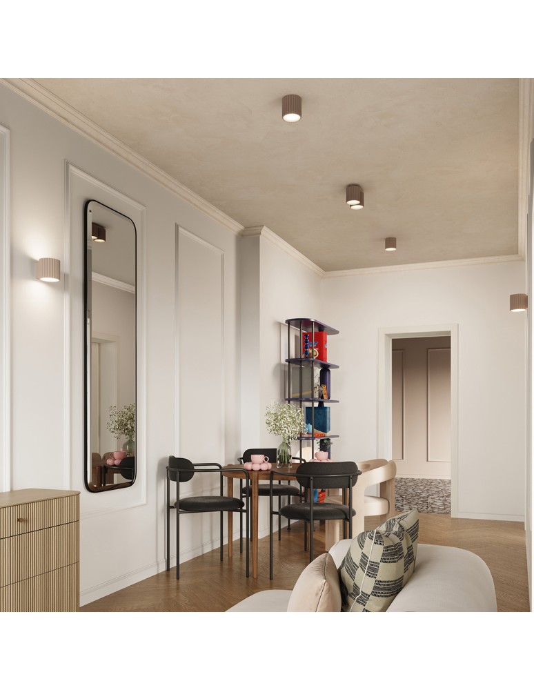 Lampy sufitowe - Sollux Plafon AURA 1 taupe GU10 SL.1814 - product kolory-swiatla.pl 10