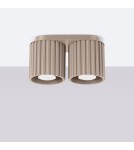 Sollux Plafon AURA 2 taupe GU10 SL.1815 Sollux Plafon AURA 2 taupe GU10 SL.1815