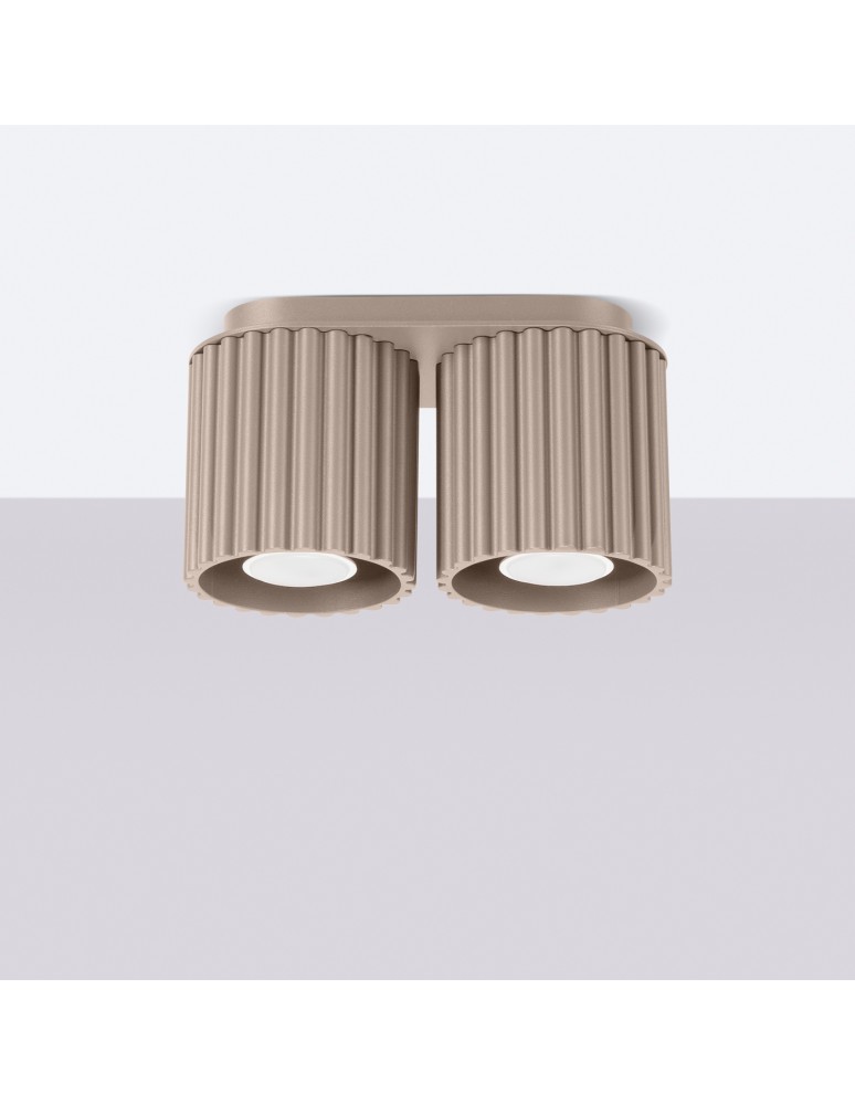Sollux Plafon AURA 2 taupe GU10 SL.1815 Sollux Plafon AURA 2 taupe GU10 SL.1815