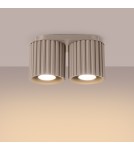 Sollux Plafon AURA 2 taupe GU10 SL.1815 Sollux Plafon AURA 2 taupe GU10 SL.1815