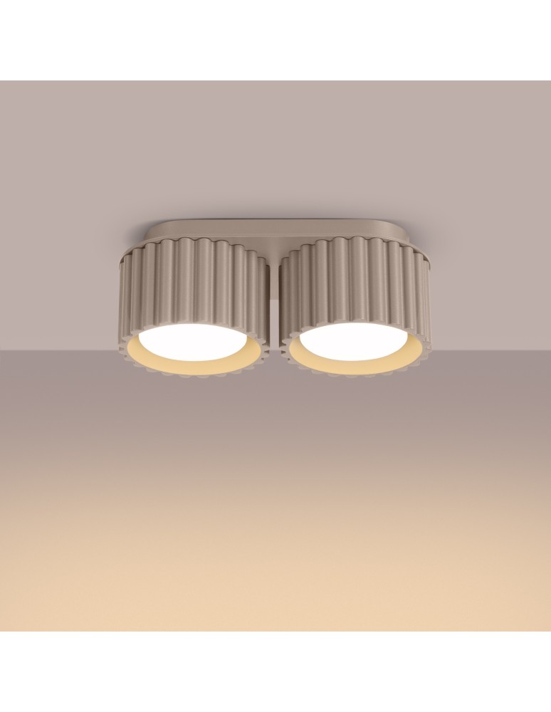 Sollux Plafon AURA 2 taupe Gx53 SL.1818 Sollux Plafon AURA 2 taupe Gx53 SL.1818