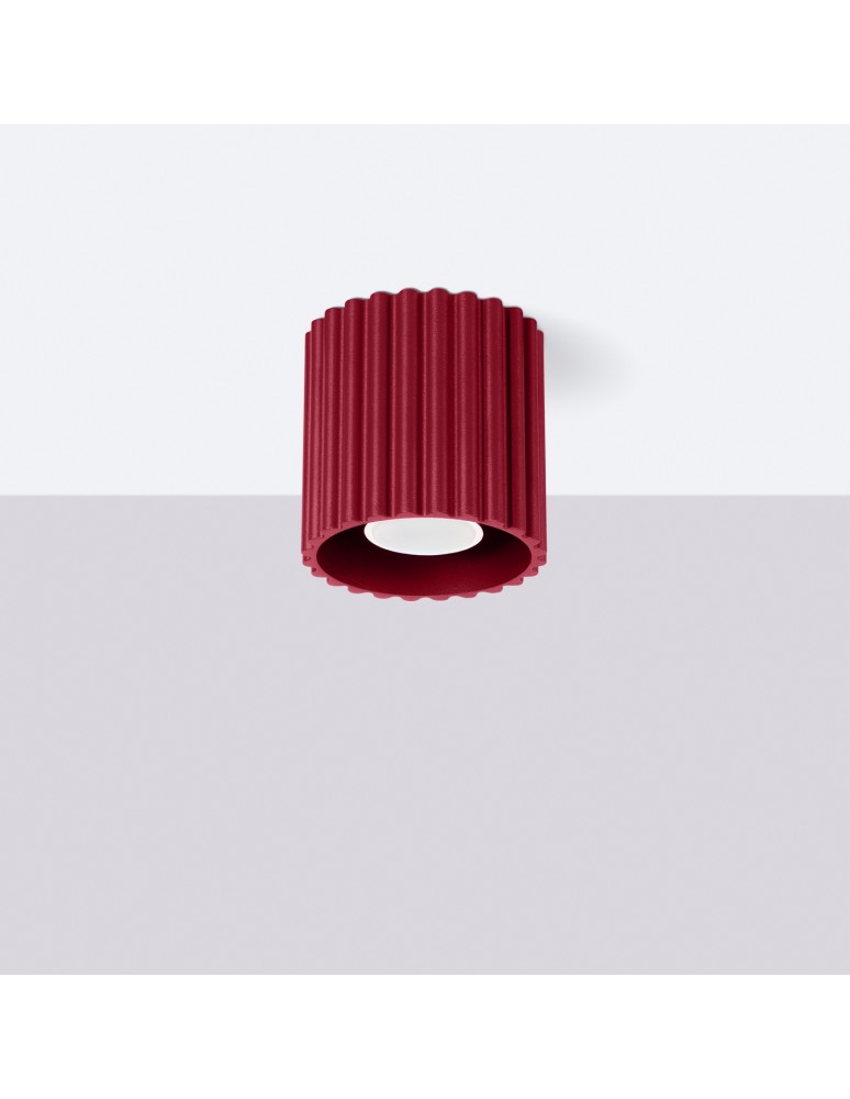 Sollux Plafon AURA 1 burgund GU10 SL.1819 Sollux Plafon AURA 1 burgund GU10 SL.1819