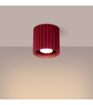 Sollux Plafon AURA 1 burgund GU10 SL.1819 Sollux Plafon AURA 1 burgund GU10 SL.1819
