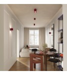 Sollux Plafon AURA 1 burgund GU10 SL.1819 Sollux Plafon AURA 1 burgund GU10 SL.1819