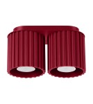 Lampy sufitowe - Sollux Plafon AURA 2 burgund GU10 SL.1820 - product 1