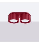 Sollux Plafon AURA 2 burgund Gx53 SL.1823 Sollux Plafon AURA 2 burgund Gx53 SL.1823