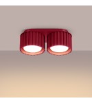 Sollux Plafon AURA 2 burgund Gx53 SL.1823 Sollux Plafon AURA 2 burgund Gx53 SL.1823