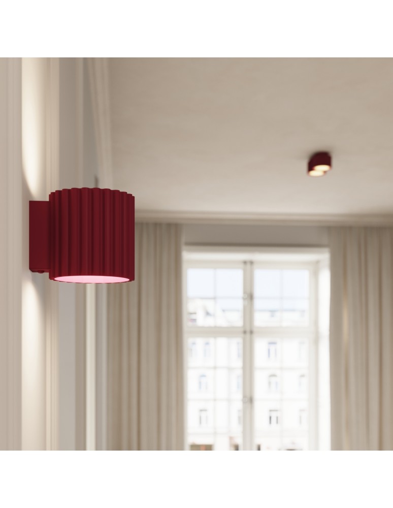 Sollux Plafon AURA 2 burgund Gx53 SL.1823 Sollux Plafon AURA 2 burgund Gx53 SL.1823