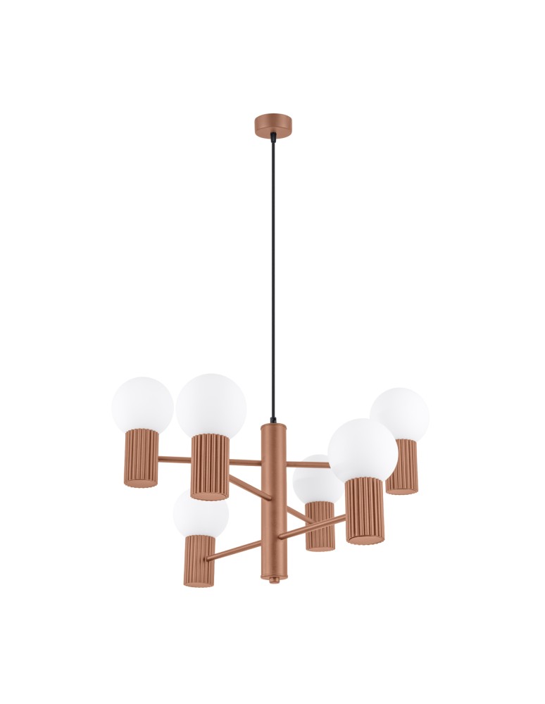 Sollux Żyrandol HALO 6 mocca SL.1834 Sollux Żyrandol HALO 6 mocca SL.1834