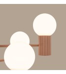 Sollux Żyrandol HALO 6 mocca SL.1834 Sollux Żyrandol HALO 6 mocca SL.1834