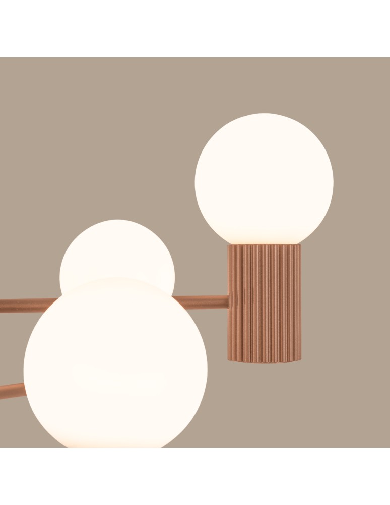 Sollux Żyrandol HALO 6 mocca SL.1834 Sollux Żyrandol HALO 6 mocca SL.1834