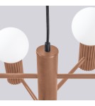 Sollux Żyrandol HALO 6 mocca SL.1834 Sollux Żyrandol HALO 6 mocca SL.1834