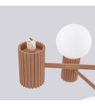 Sollux Żyrandol HALO 6 mocca SL.1834 Sollux Żyrandol HALO 6 mocca SL.1834